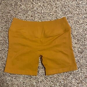 Women's Mustard Bike Shorts